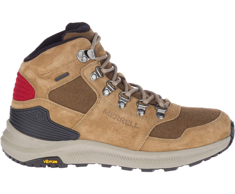 Merrell Boots Brown - Ontario 85 Wool Mid Waterproof - Womens 70PWADTVU